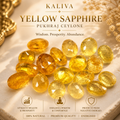 (6 Caret) Ceylon Yellow Sapphire (Pukhraj) Gemstone – Jupiter Stone for Wealth, Success & Prosperity (Natural & Certified)