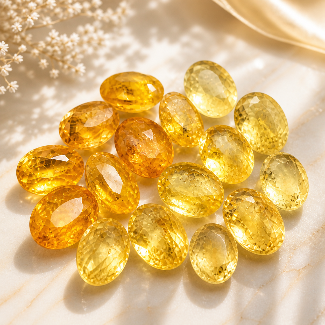 (6 Caret) Ceylon Yellow Sapphire (Pukhraj) Gemstone – Jupiter Stone for Wealth, Success & Prosperity (Natural & Certified)