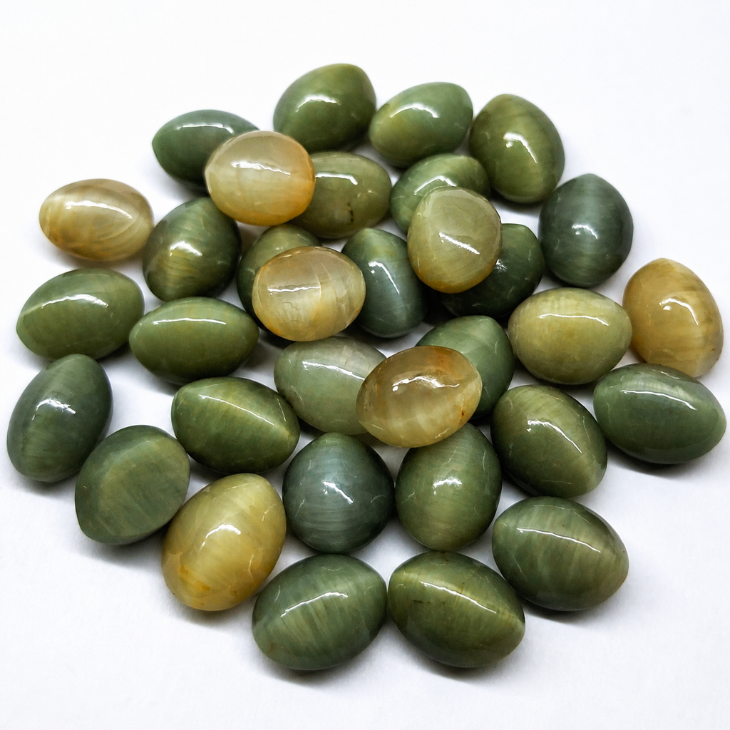 (6 Carat) Ceylon Kaliva Cat’s Eye (Lehsunia) Gemstone – Ketu Stone for Protection, Luck & Sudden Gains (Natural & Certified)