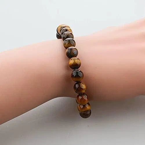 Tiger Eye Yellow Crystal Bracelet (Pack of 2) – Confidence, Focus & Protection | Kaliva
